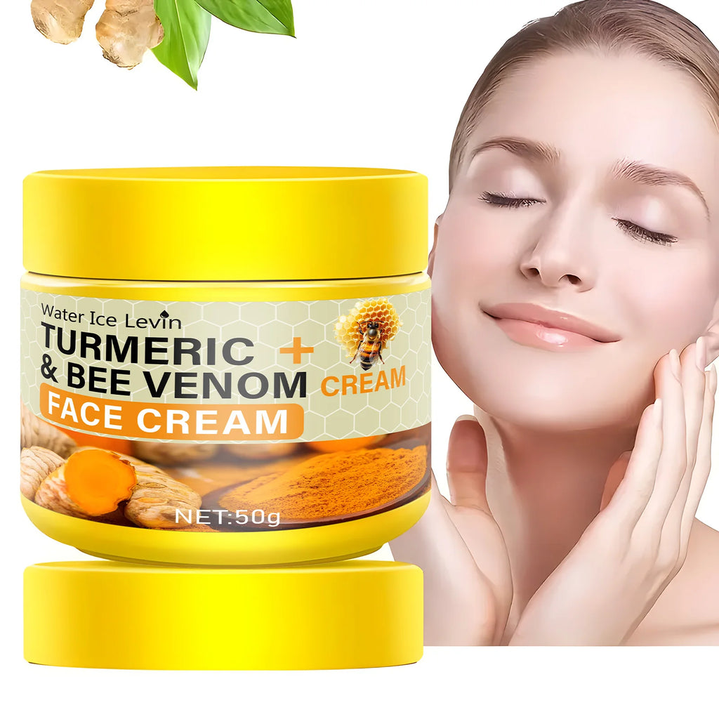 Turmeric and Bee Venom Face Cream Moisturizing Anti Aging Facial Care