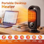 Portable PTC Ceramic Desktop Heater for Home and Office