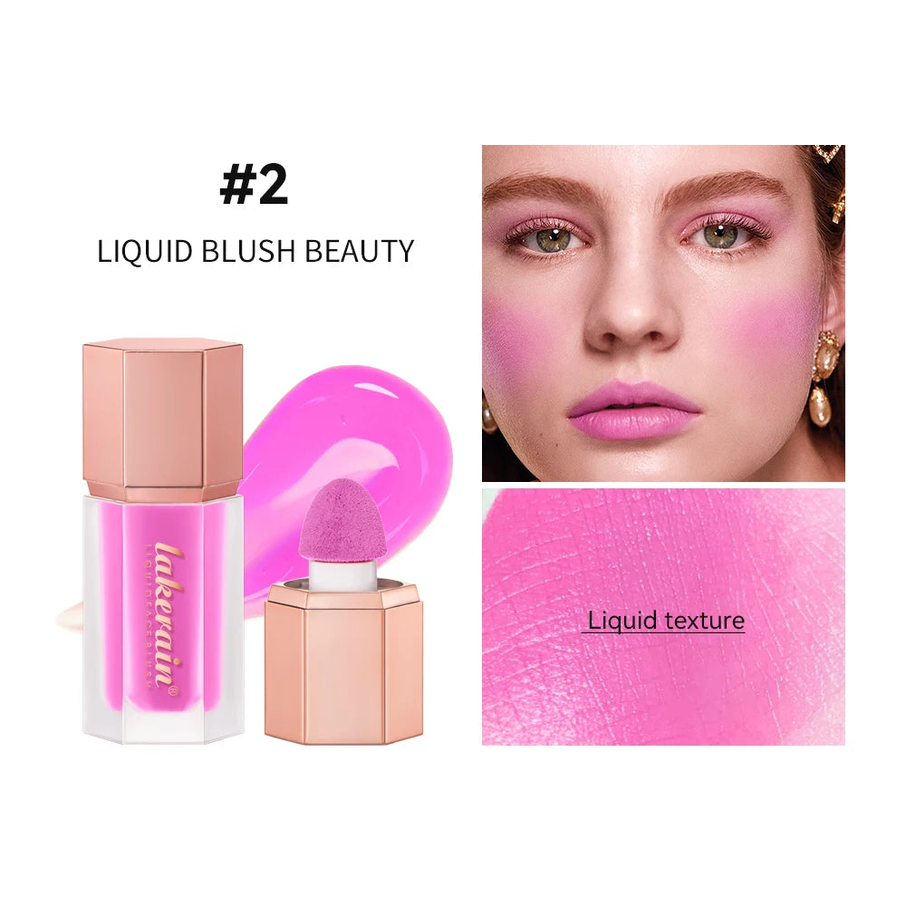 Waterproof Matte Liquid Blush with Built-in Applicator - 20