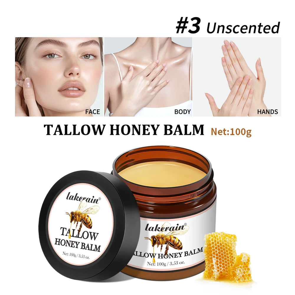 Whipped Beef Tallow and Honey Moisturizing Face and Body Balm - 19
