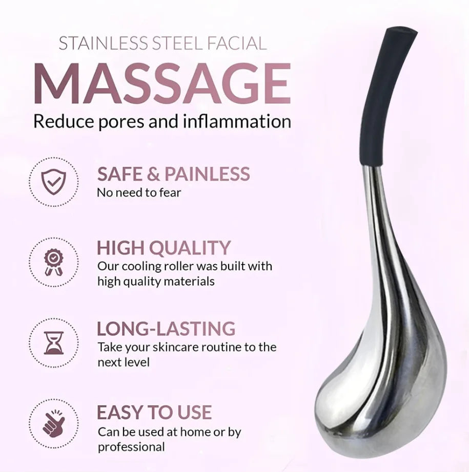 Stainless Steel Cryo Sticks for Facial Cooling and Puffiness Relief