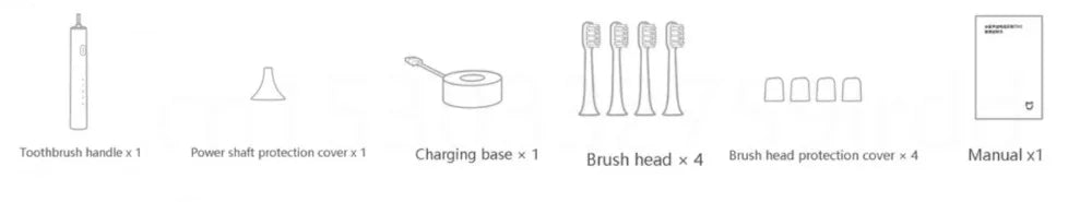 Mijia T302 Sonic Electric Toothbrush Rechargeable Waterproof Power Brush - 8