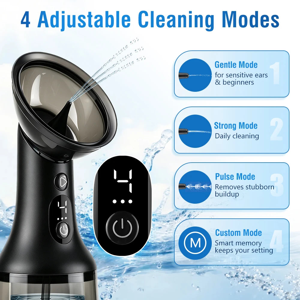 Electric Ear Wax Removal Irrigation Kit with LED Display - 3