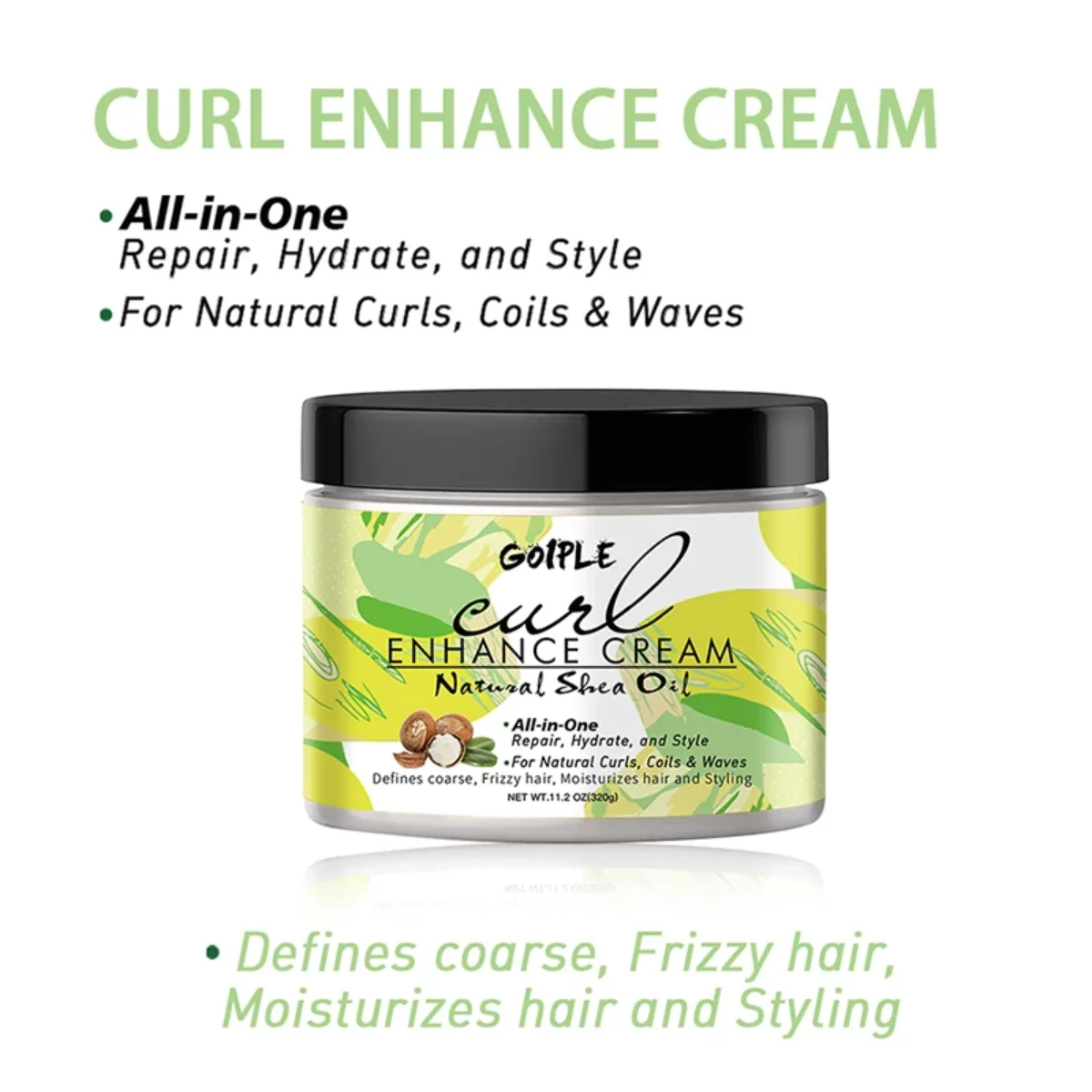 Goiple Hair Care Kit Leave In Conditioner Heat Protection and Curl Cream