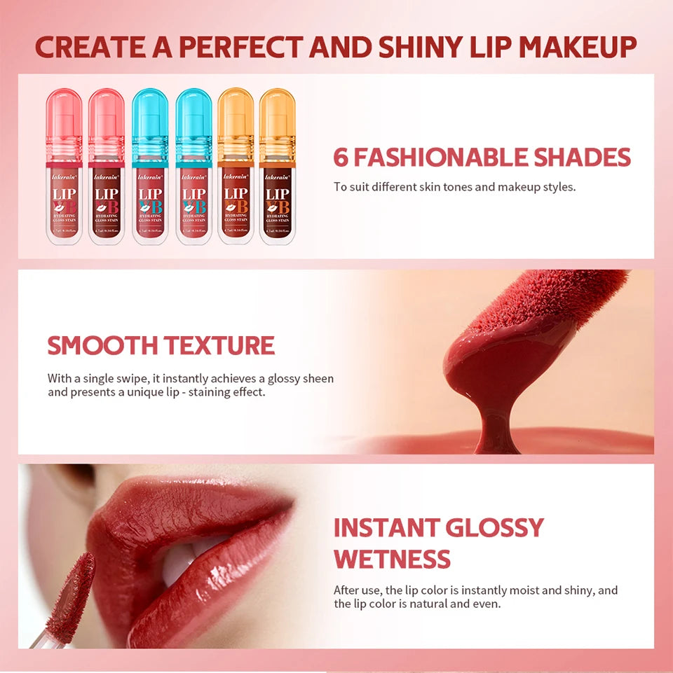 Hydrating Lip Gloss Stain with Moisturizing Vanilla Formula - 10