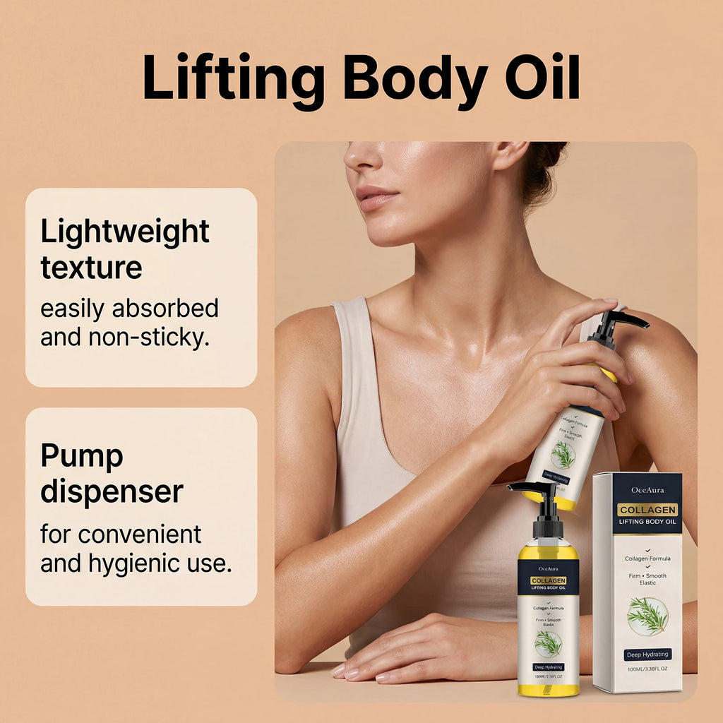 Collagen Firming Body Oil for Skin Elasticity and Moisturizing