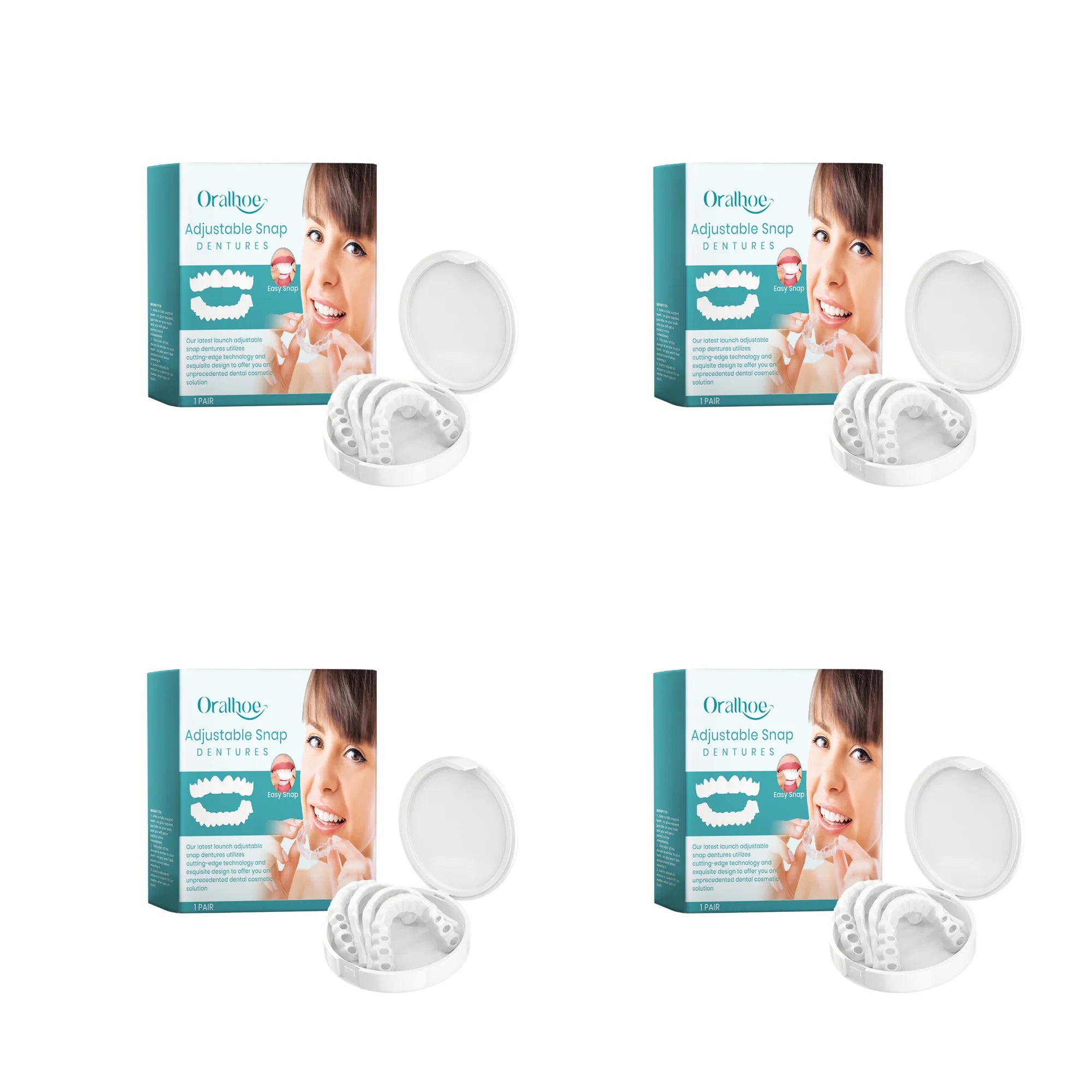Adjustable Snap-On Dentures for Instant Smile Repair - 16