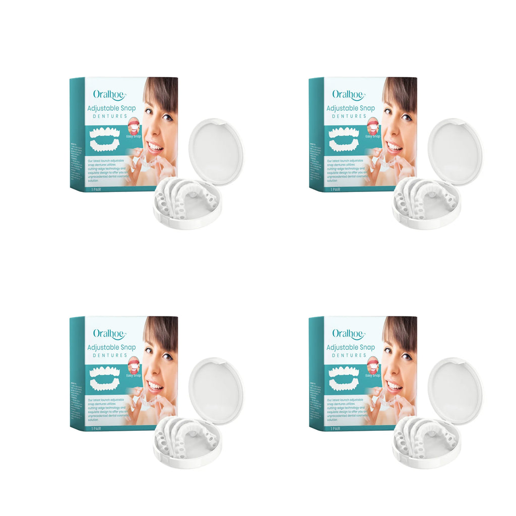 Adjustable Snap-On Dentures for Instant Smile Repair