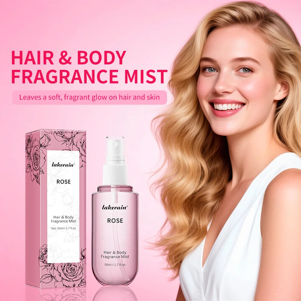 Vanilla and Rose Fragrance Mist for Hair and Body - 3