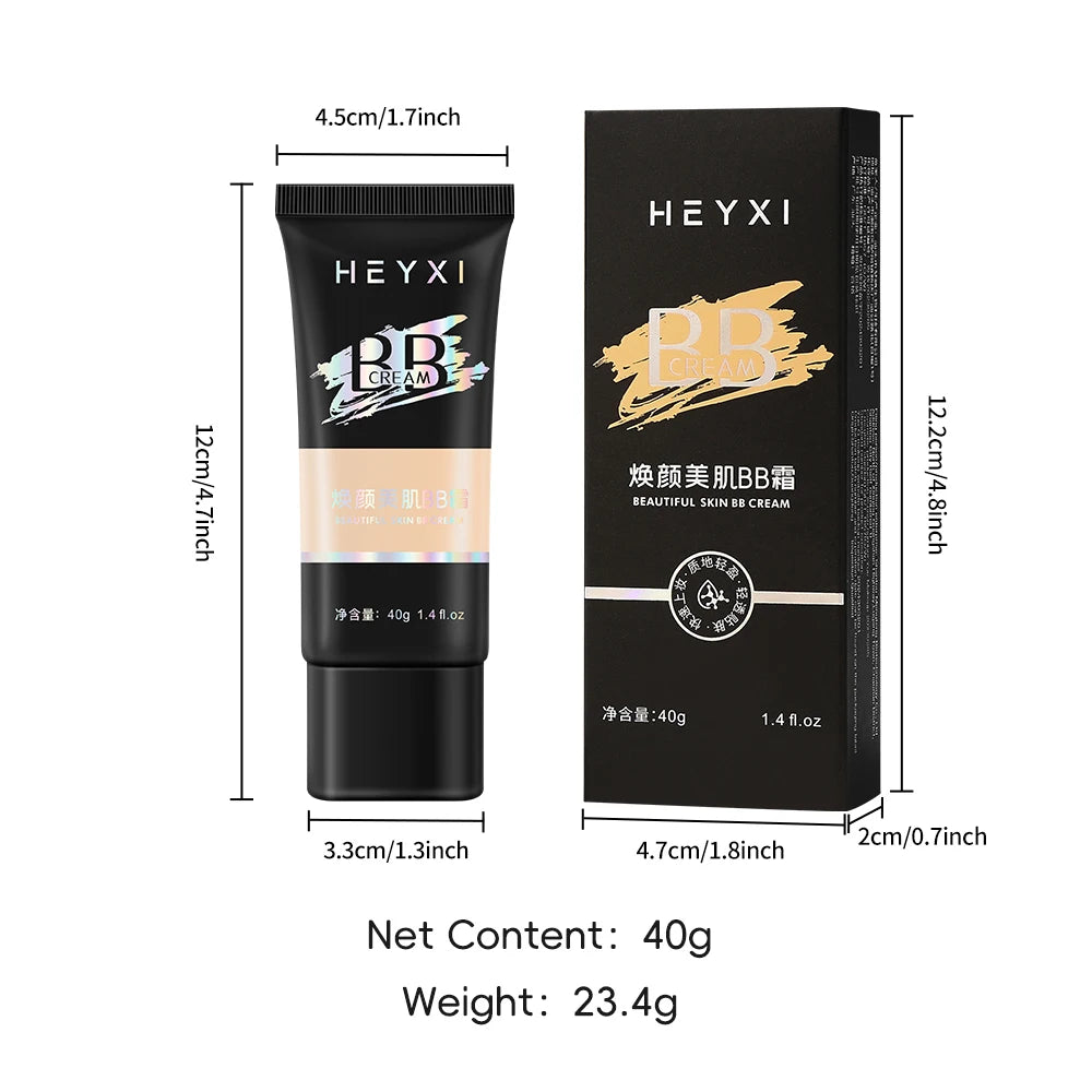 HEYXI Hydrating BB Cream Full Coverage Concealer and Foundation - 4