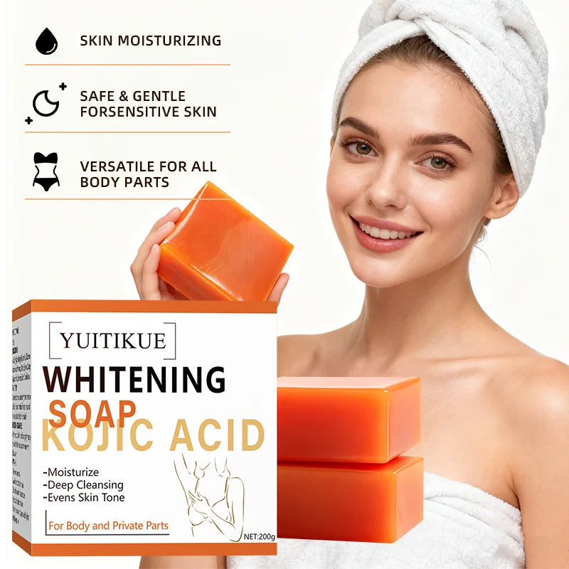 Kojic Acid Whitening Soap Deep Cleansing Skin Brightening Bar