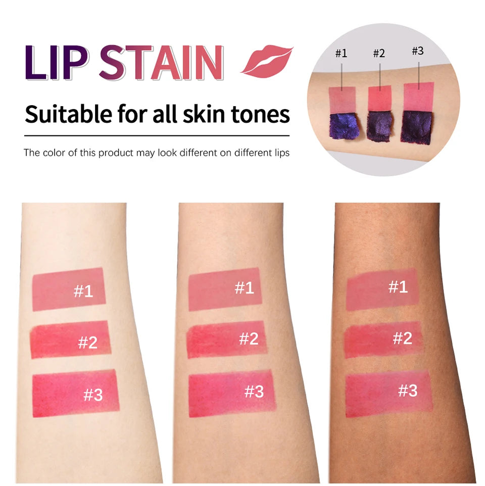 Long-Lasting Peel-Off Lip Stain Matte Tint