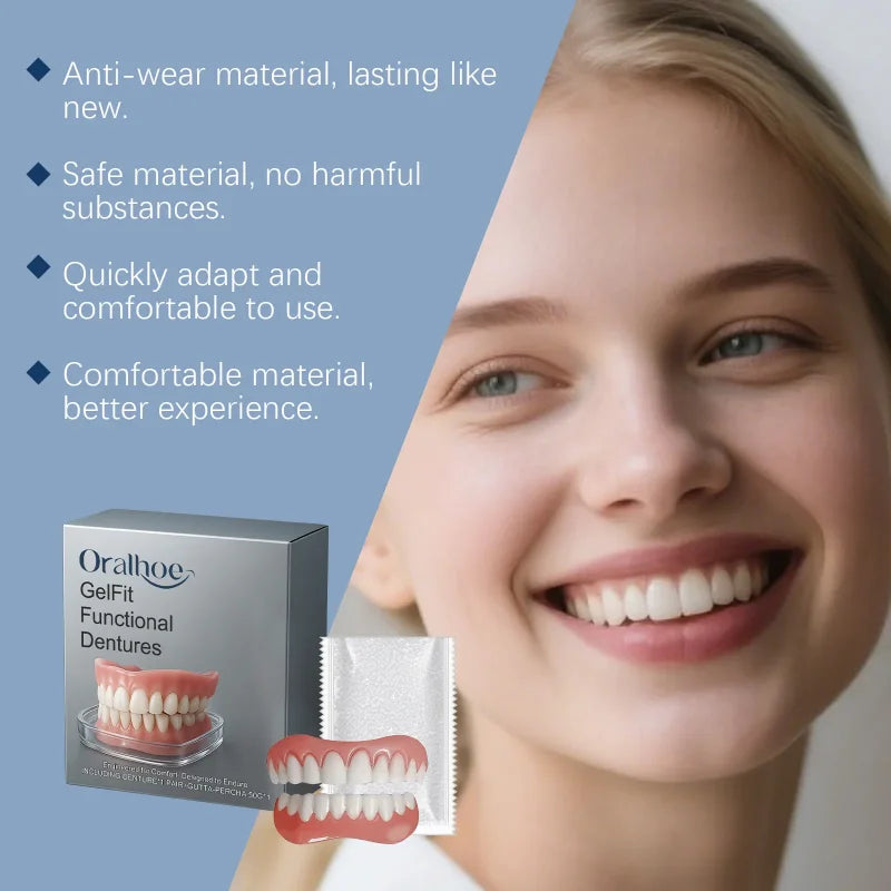 Temporary Realistic Denture Set for Missing Teeth and Gaps - 5