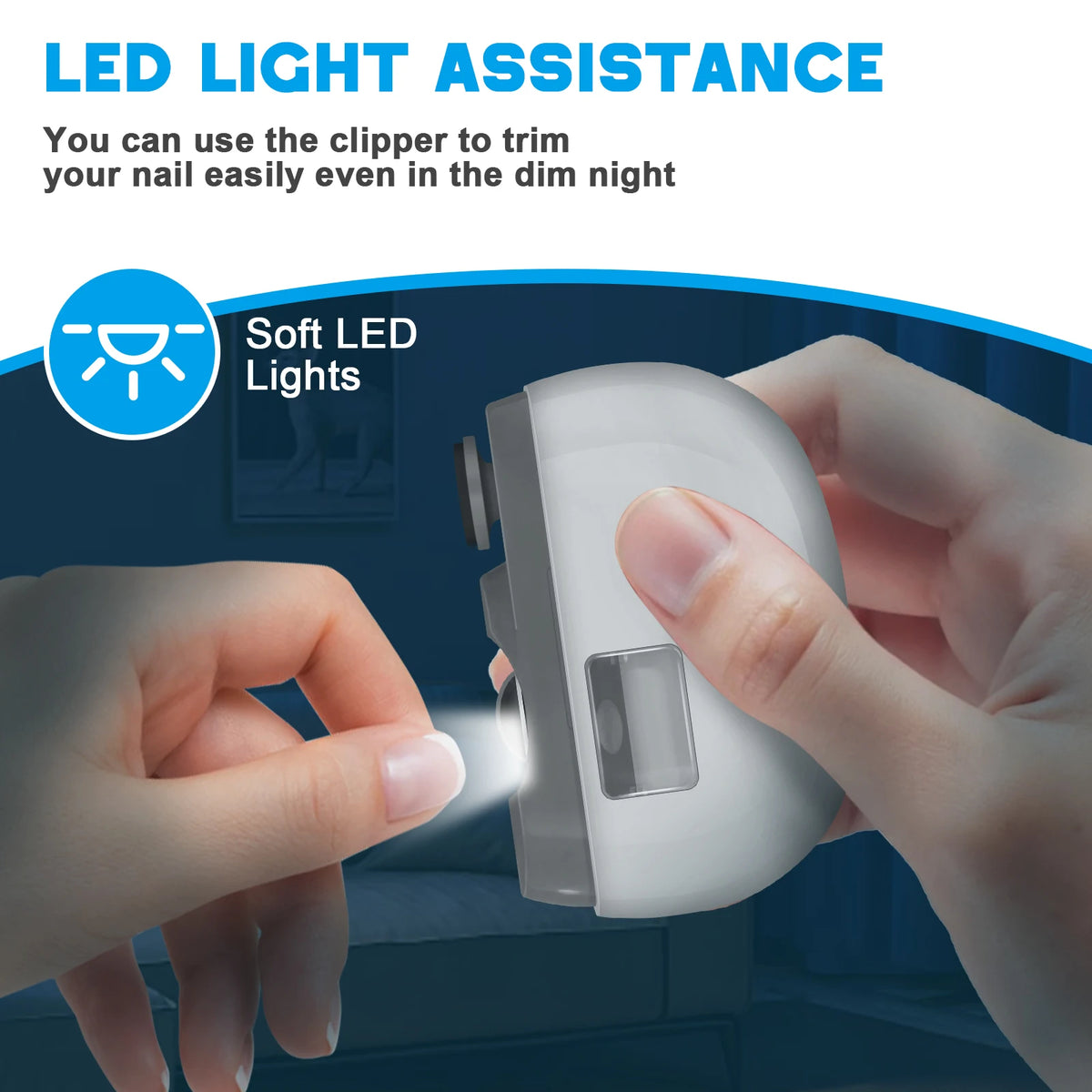 Automatic Electric Nail Clipper and Polisher