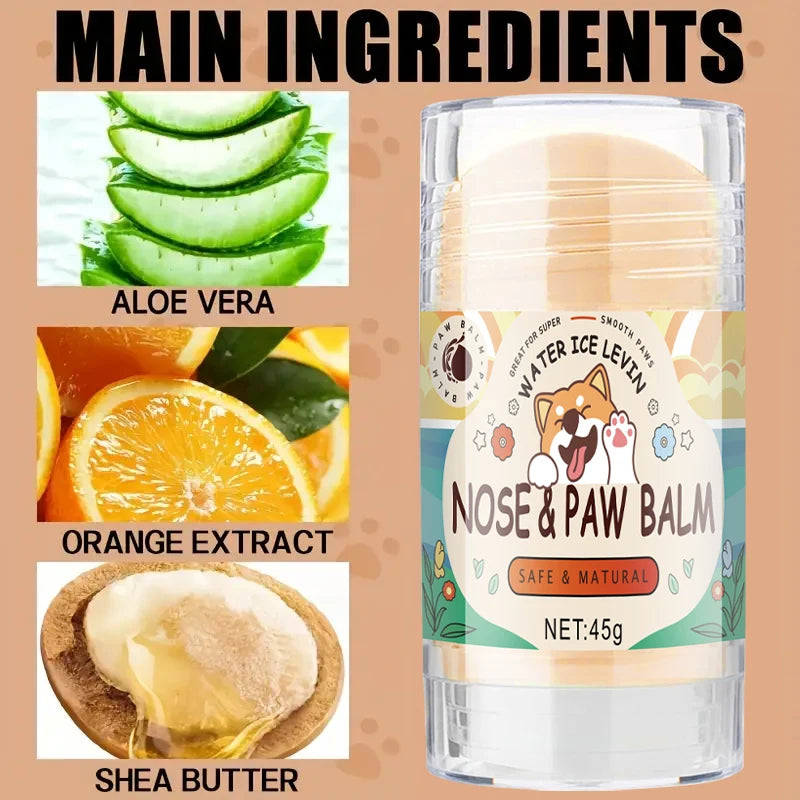 Water Ice Levin Pet Paw and Nose Balm Moisturizing Care Cream 45g