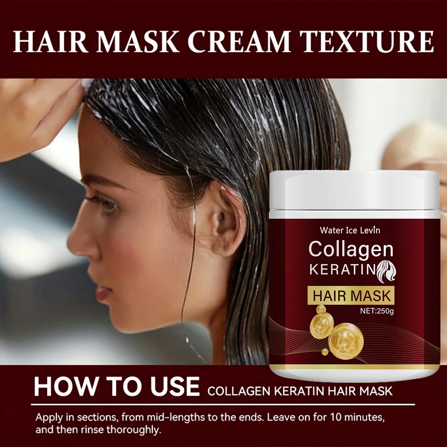 Collagen Keratin Hair Mask with Moroccan Argan Oil 250g - 5