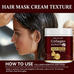 Collagen Keratin Hair Mask with Moroccan Argan Oil 250g