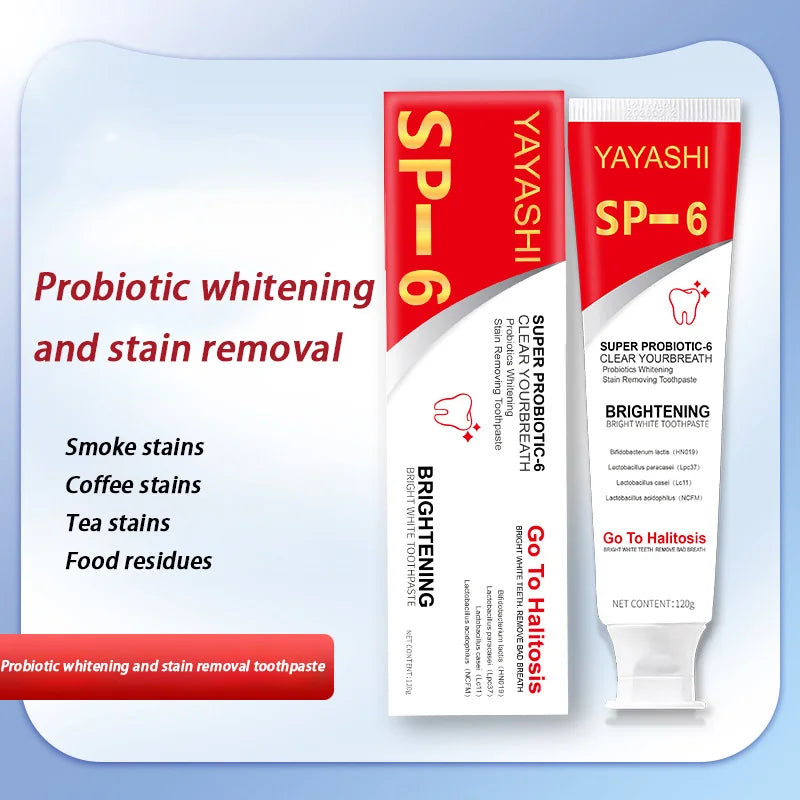 Probiotic Teeth Whitening Toothpaste for Stain Removal