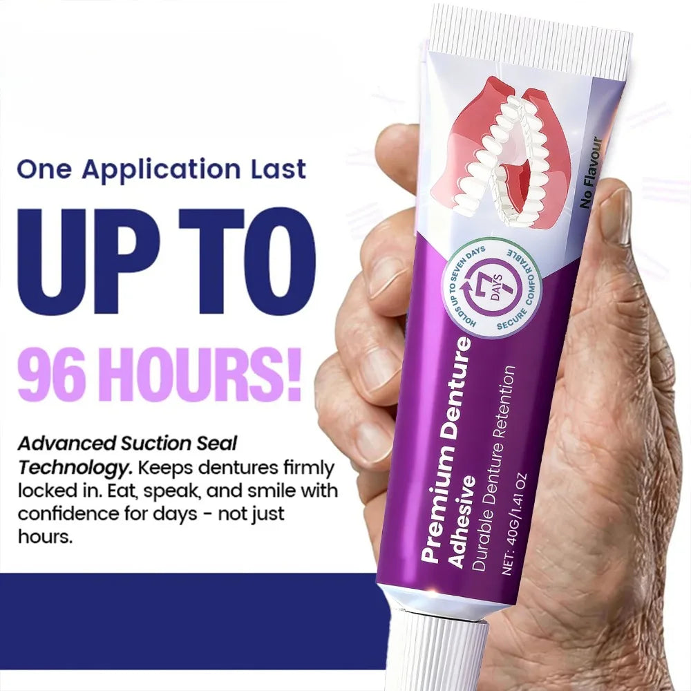 Long-Lasting Denture Adhesive Cream for Secure Hold