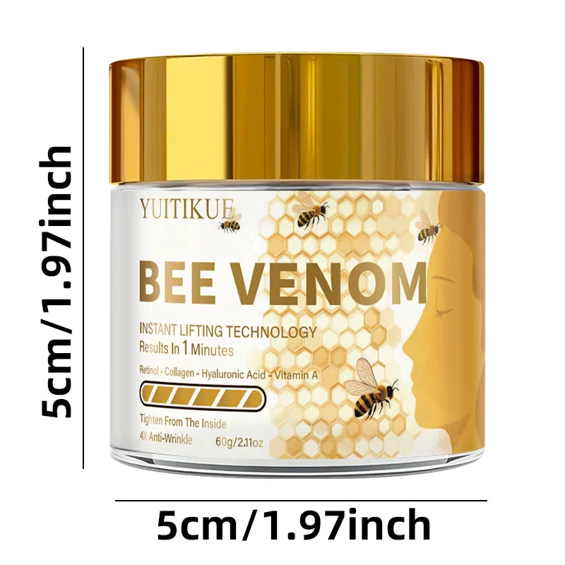 YUITIKUE Bee Venom Face Cream Instant Lifting Anti-Wrinkle Moisturizer - 8
