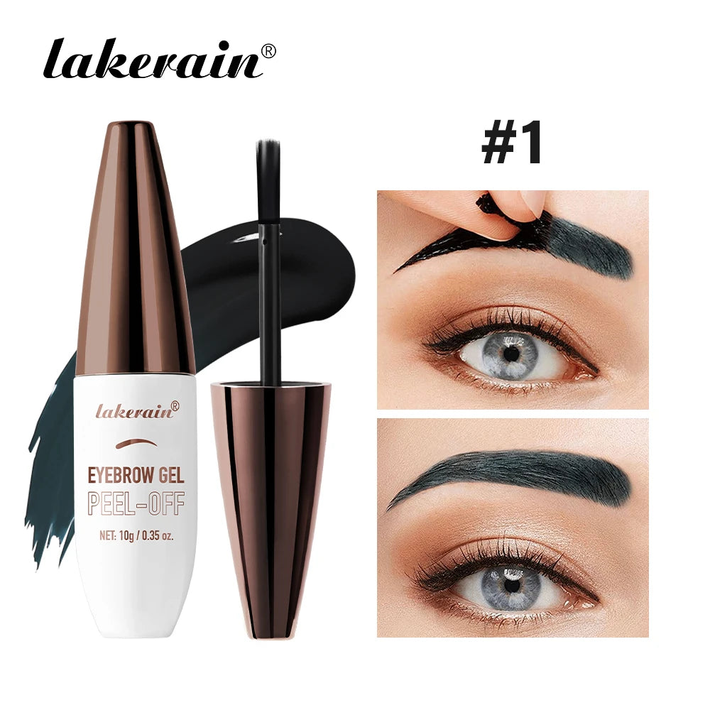 Waterproof Peel-Off Eyebrow Tint Gel for Long-Lasting Brows