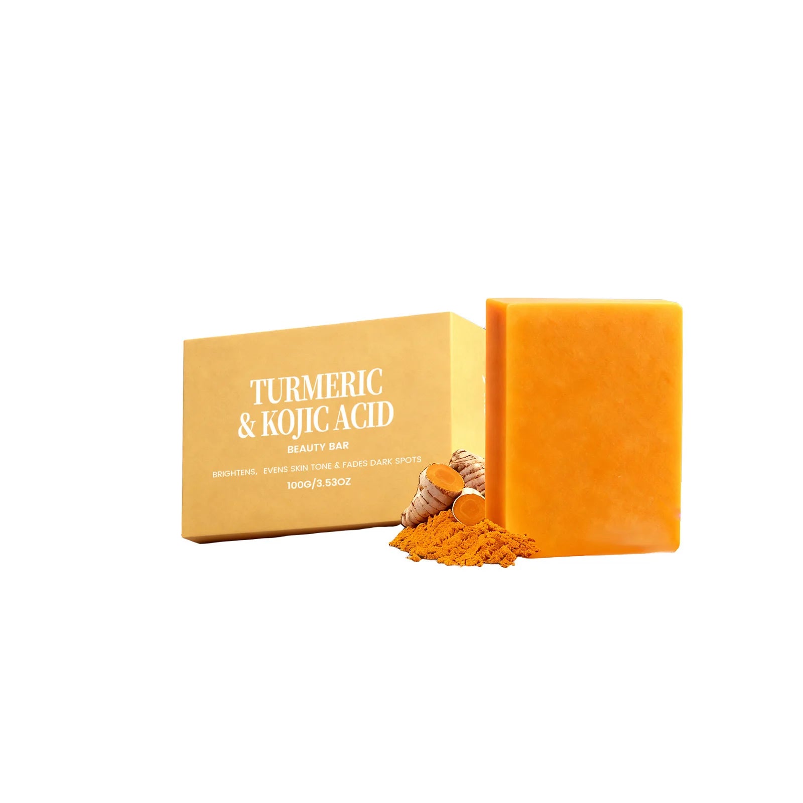 Turmeric and Kojic Acid Cleansing Beauty Bar for Face and Body - 16