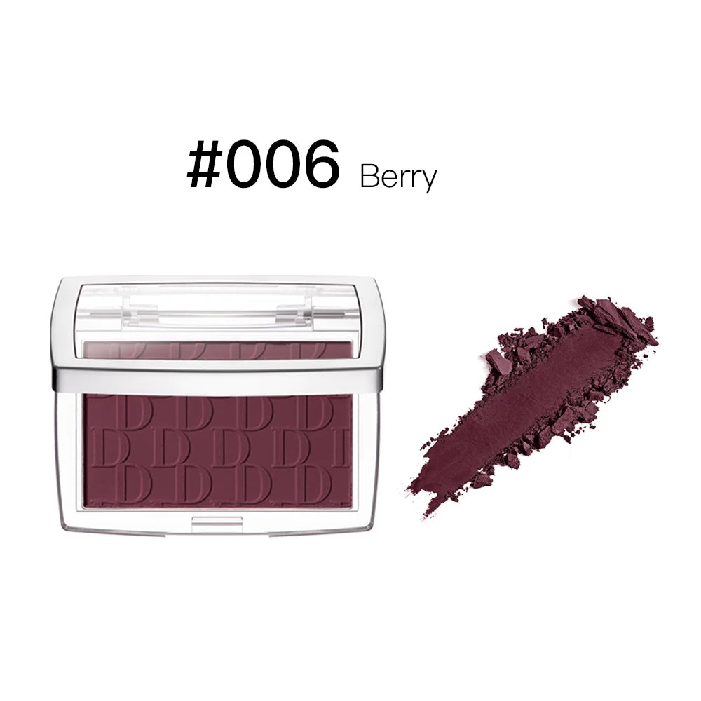 Embossed Matte Blush Palette with Makeup Brush