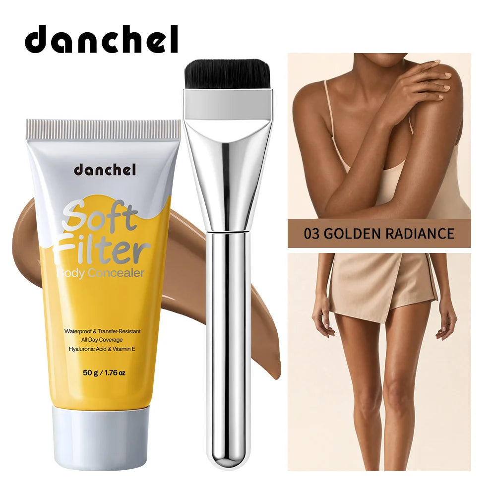 Waterproof Full Coverage Body Concealer for Scars and Tattoos - 24