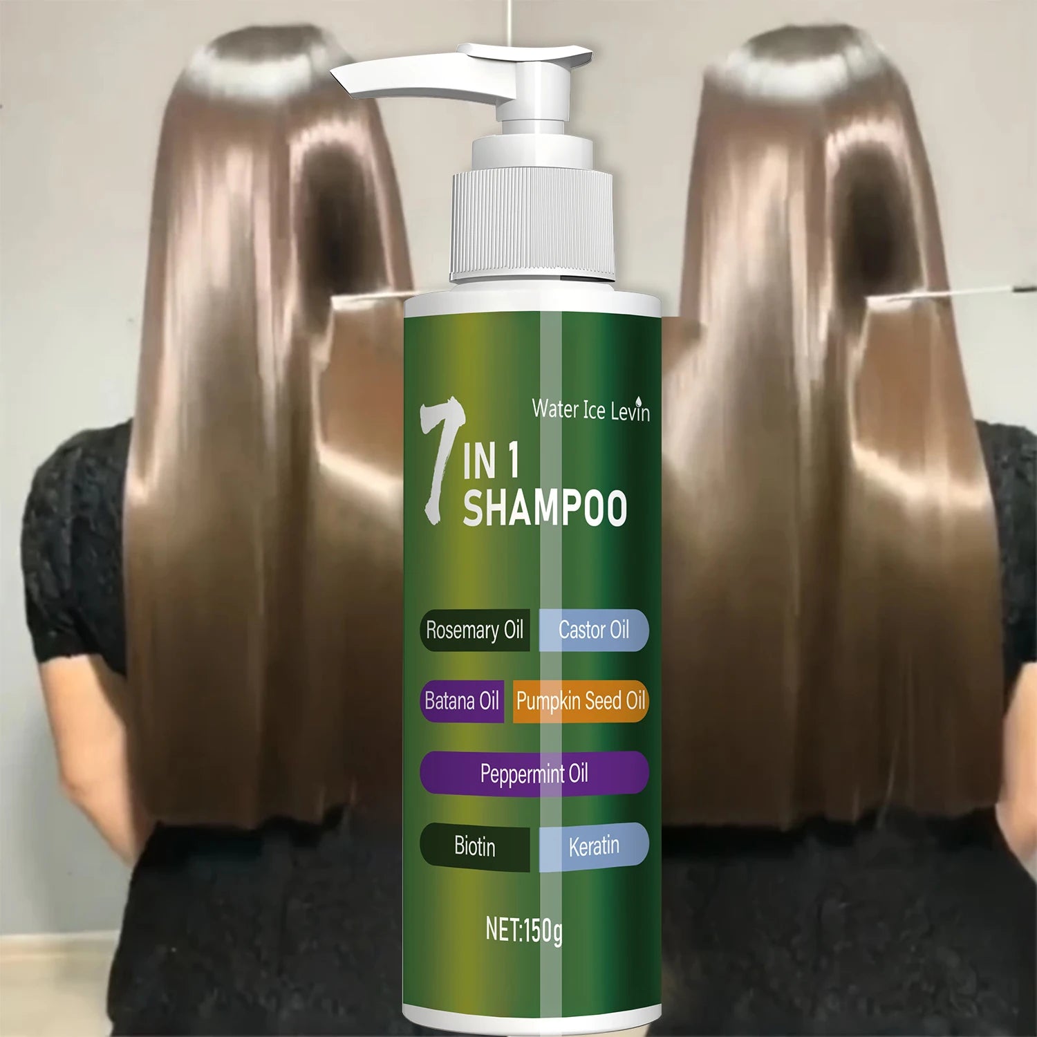 7-in-1 Rosemary Batana and Castor Oil Hair Shampoo 150g - 5