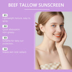 OceAura Beef Tallow Sunscreen Spray Moisturizing UV Protection Mist