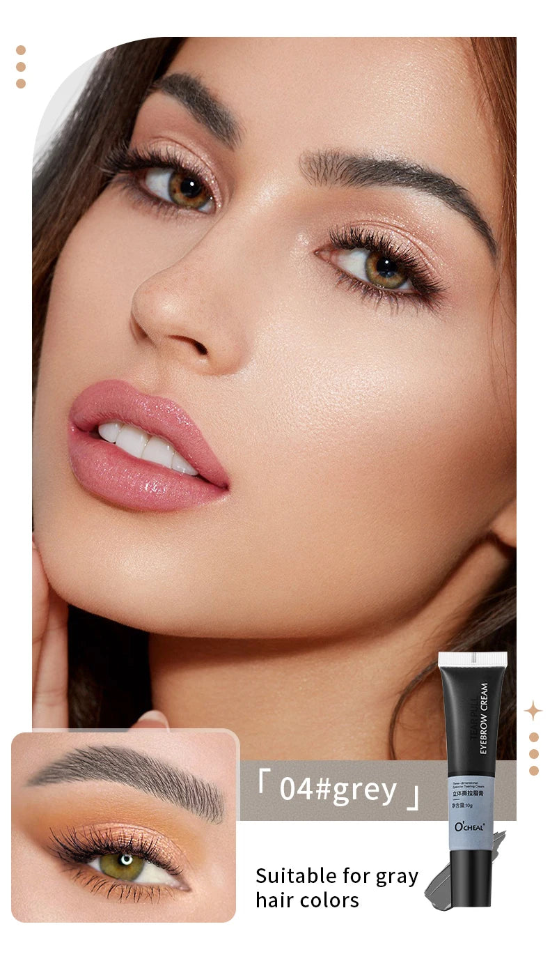 O'CHEAL 3D Tear Off Eyebrow Cream Waterproof Tint Gel