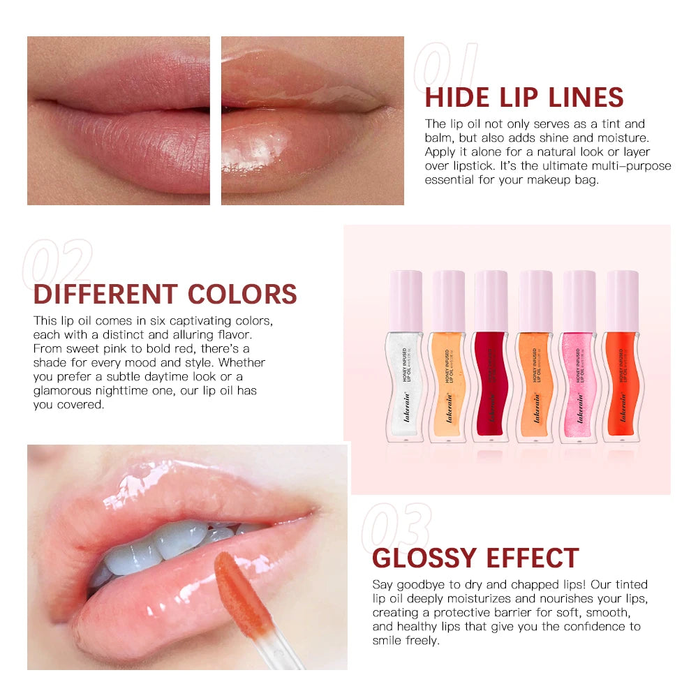 Honey Infused Moisturizing Lip Gloss Oil - 3