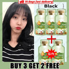 Natural Plant Herbal Extract Hair Dye Shampoo for Gray Hair Coverage