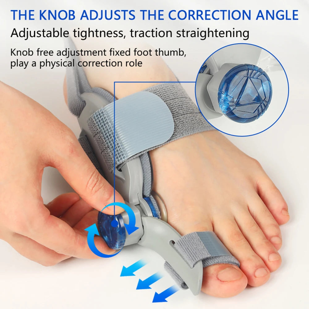 Adjustable Bunion Corrector and Toe Straightener Brace - 2