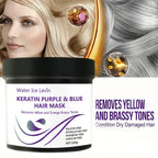 Keratin Purple and Blue Hair Mask for Removing Yellow and Orange Tones
