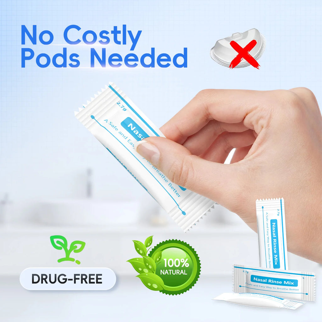 Electric Nasal Irrigation and Sinus Rinse System