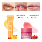 Moisturizing Lip Balm and Sleeping Mask Set