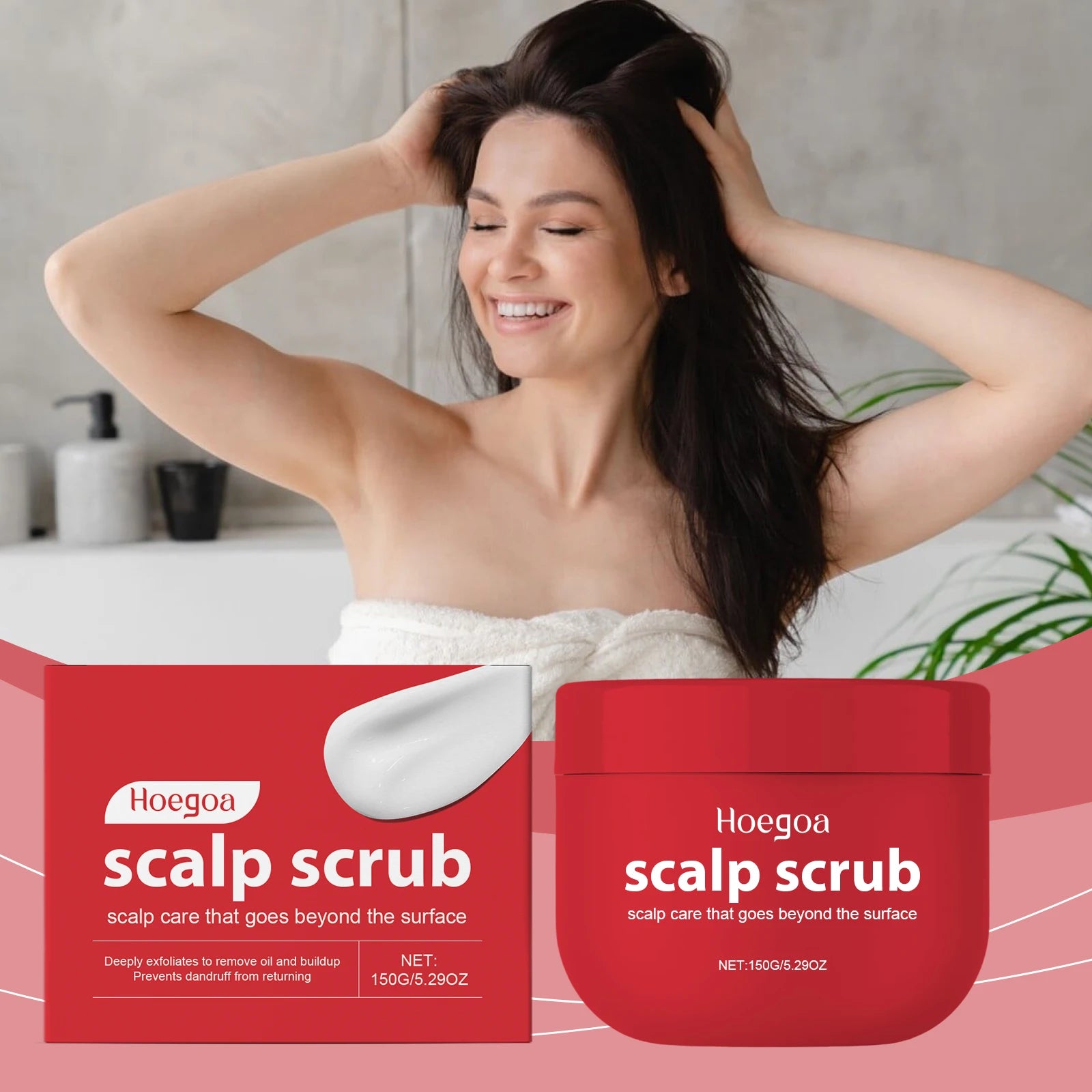 Nourishing Moisturizing Scalp Scrub Shampoo 150g - 1