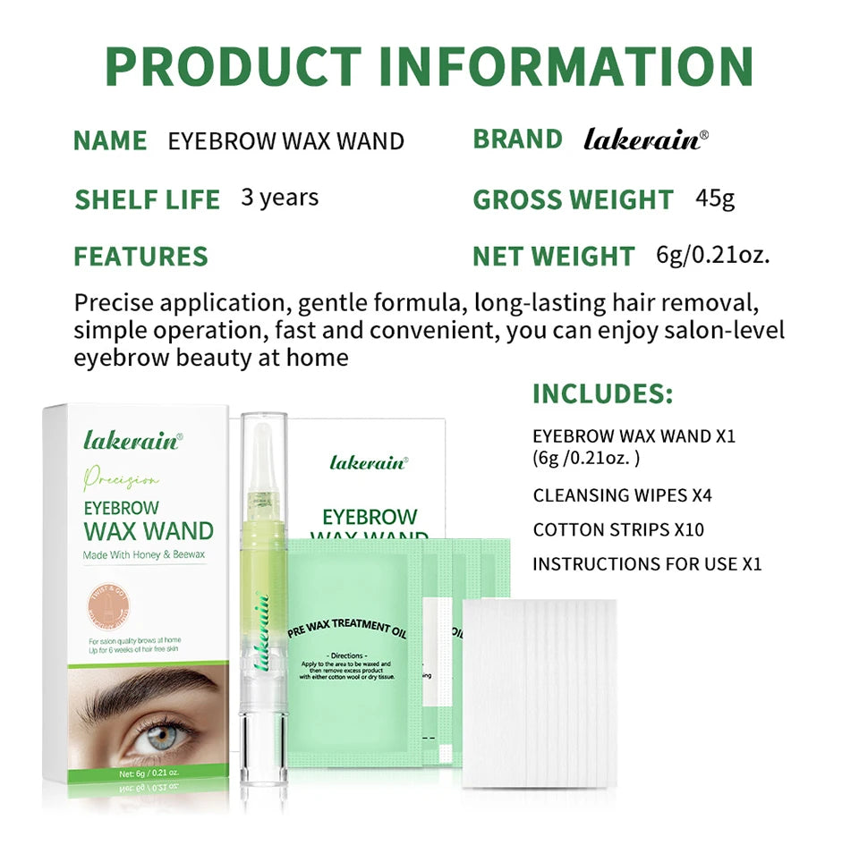 Precision Eyebrow Waxing Wand for Home Use