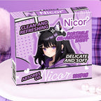 Nicor Oil Absorbing Sheets Portable Facial Blotting Paper for Matte Skin