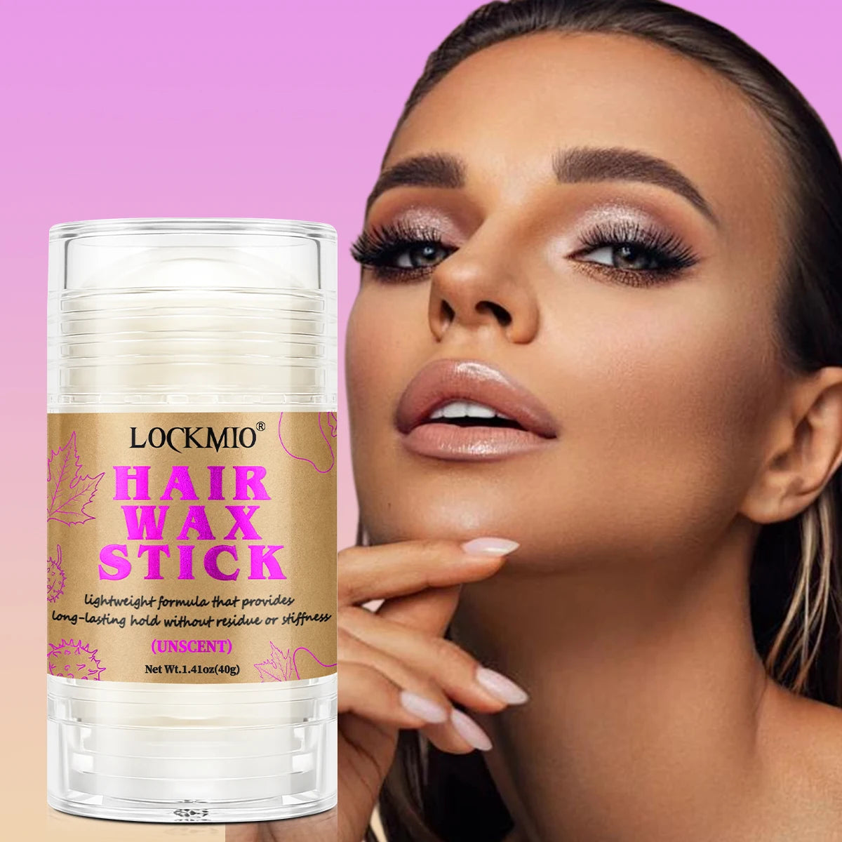 Lockmio Rosemary Hair Care Set Edge Control Wax Stick and Styling Oil - 11