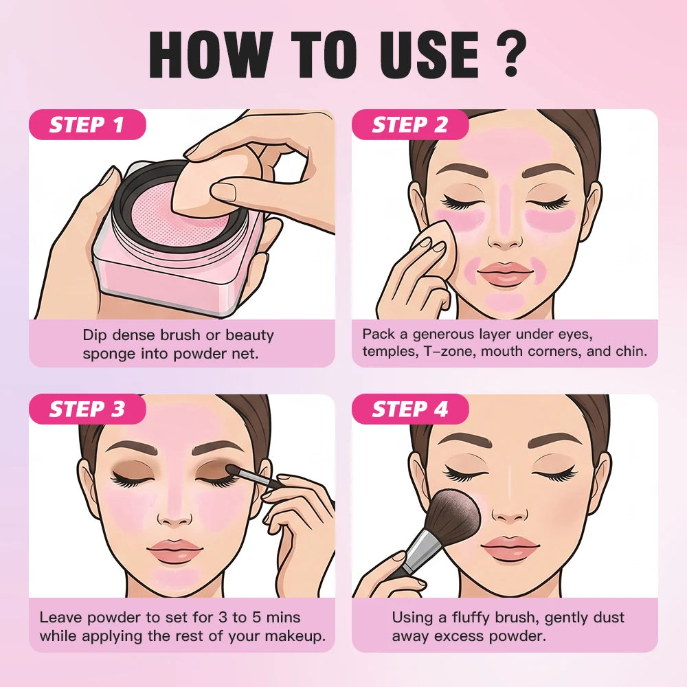Matte Finish Loose Baking and Setting Powder - 14