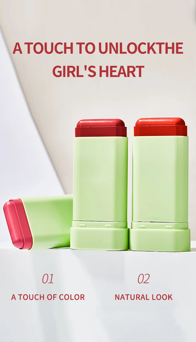 Meidian On The Go Waterproof Blusher Stick Cream Face Makeup - 9