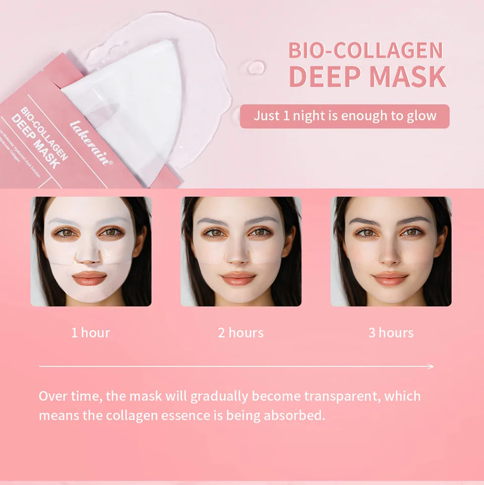 Bio-Collagen Deep Hydrating Face Mask for Pore Tightening