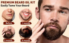Goiple Beard Growth Oil and Balm Grooming Kit for Men