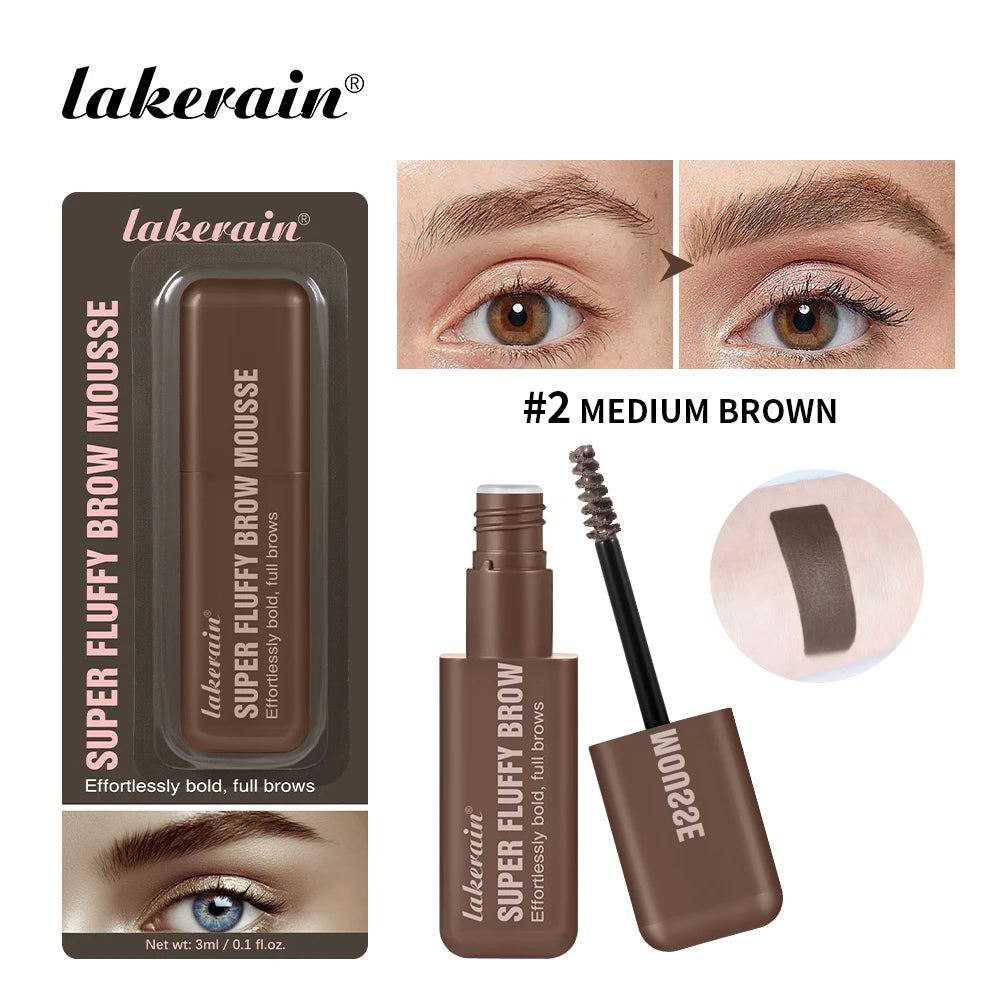 Volumizing Eyebrow Mousse Gel for Fuller Brows