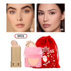 Matte Foundation Stick and Setting Powder Makeup Set