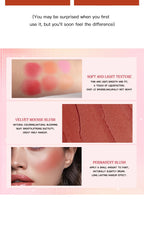 Waterproof Powder Blusher Natural Long Lasting Face Blush