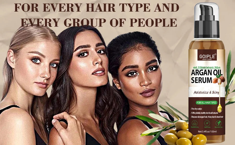 100ml Argan Oil Hair Serum Repair Treatment for All Hair Types
