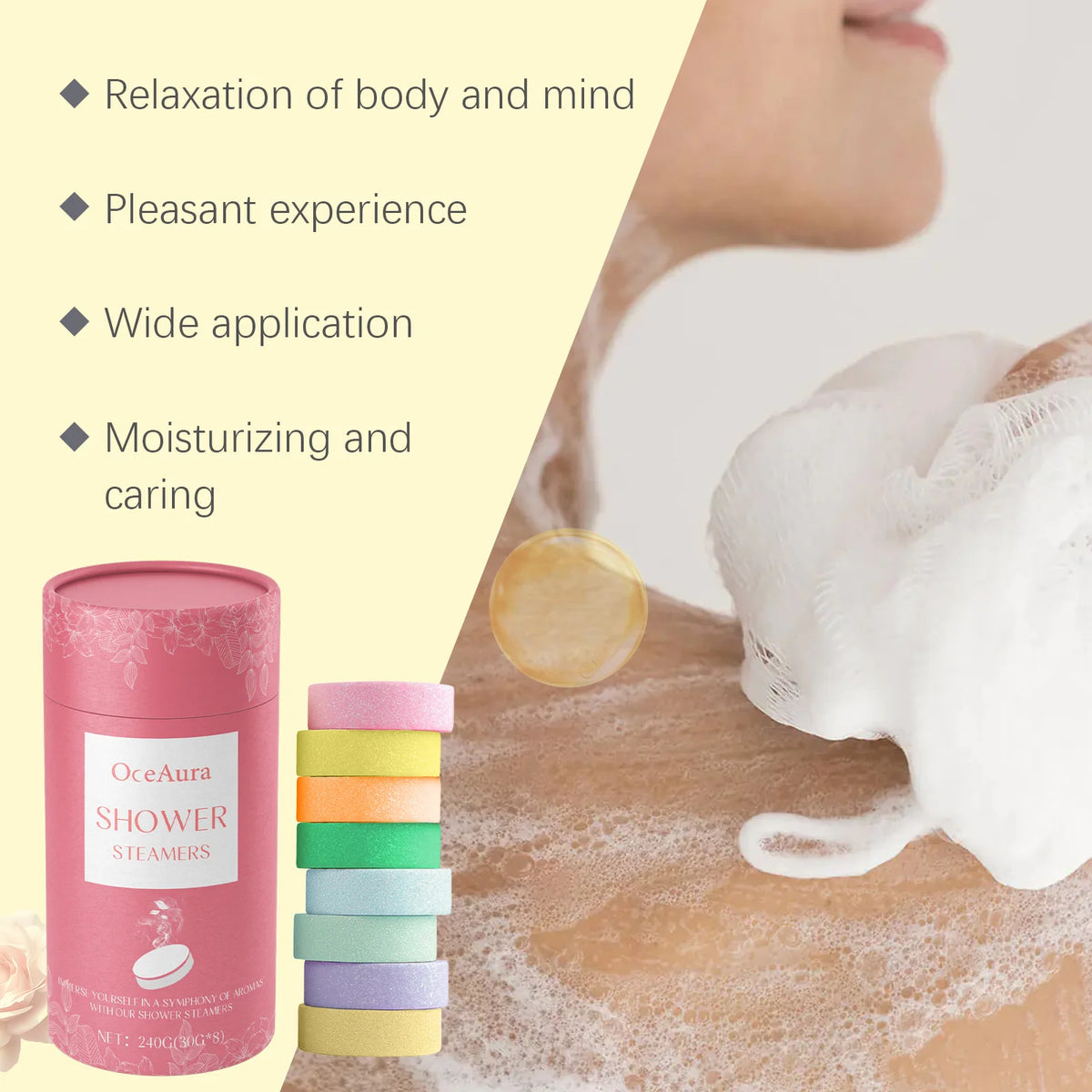 Aromatherapy Shower Steamers for Stress Relief